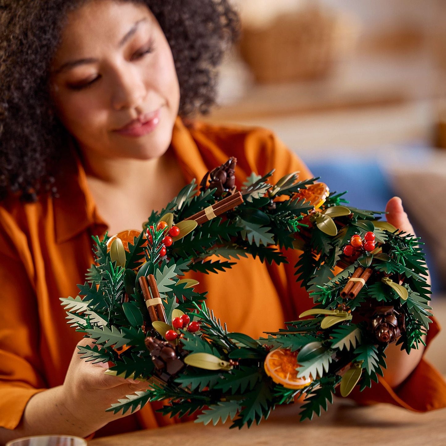 LEGO® ICONS™ Wreath - Bộ Lắp Ráp Vòng Hoa Trang Trí 10340 - LEGO Icons LEGO - ảnh 8 - LEGO Icons