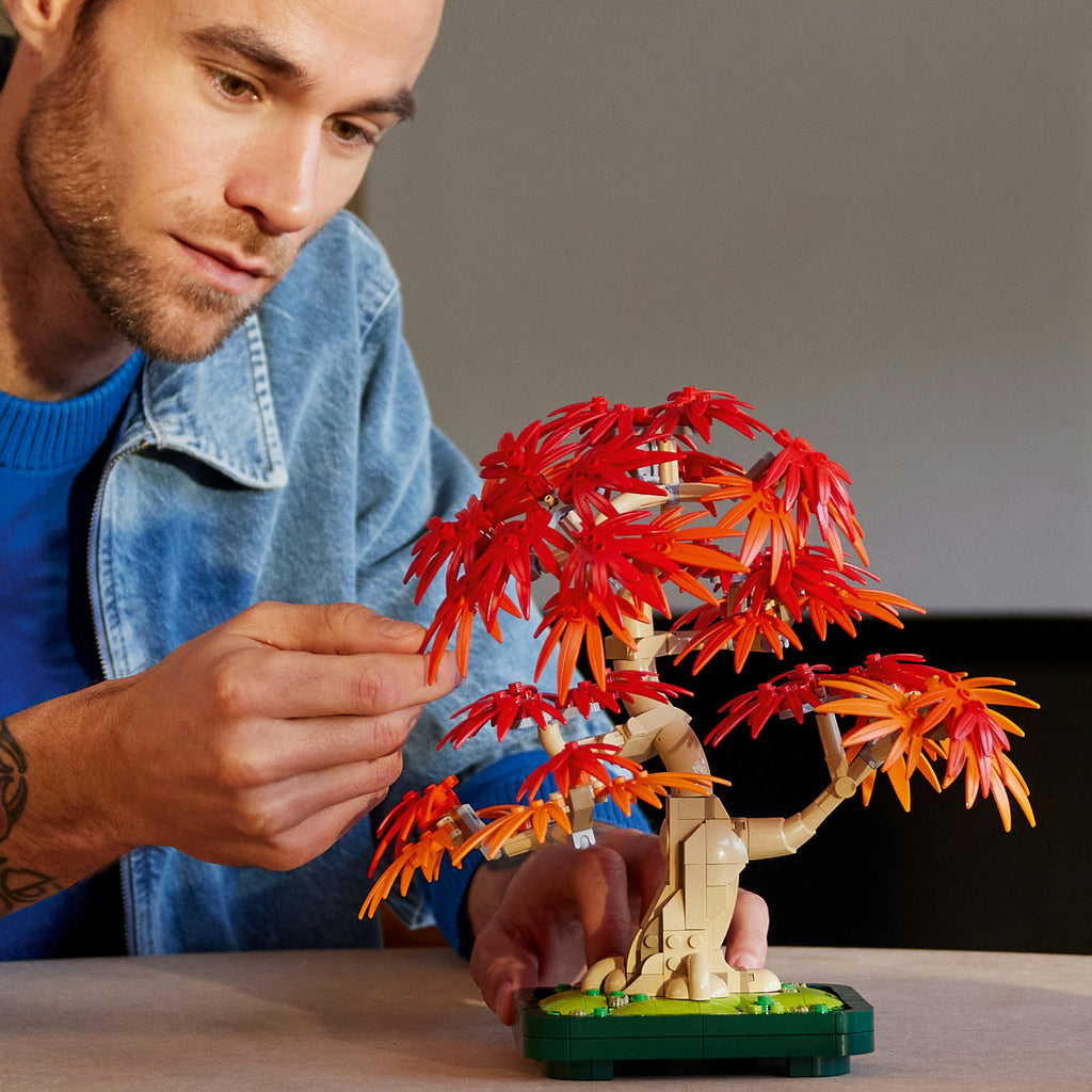 LEGO® Botanicals Japanese Red Maple Bonsai Tree - Mô hình Cây Phong Đỏ Nhật Bản - LEGO 10348 - Hình ảnh bổ sung 4