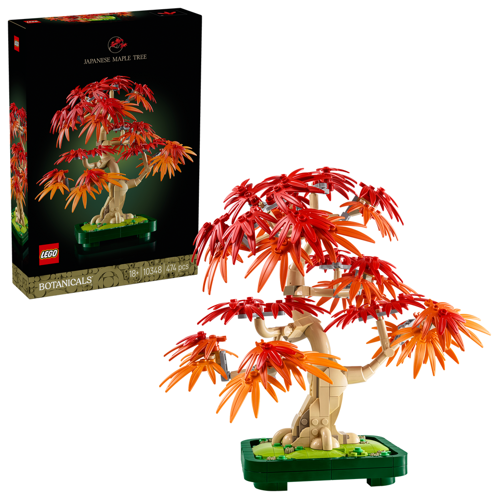 LEGO® Botanicals Japanese Red Maple Bonsai Tree - Mô hình Cây Phong Đỏ Nhật Bản - LEGO 10348 LEGO - ảnh 4 - Lego