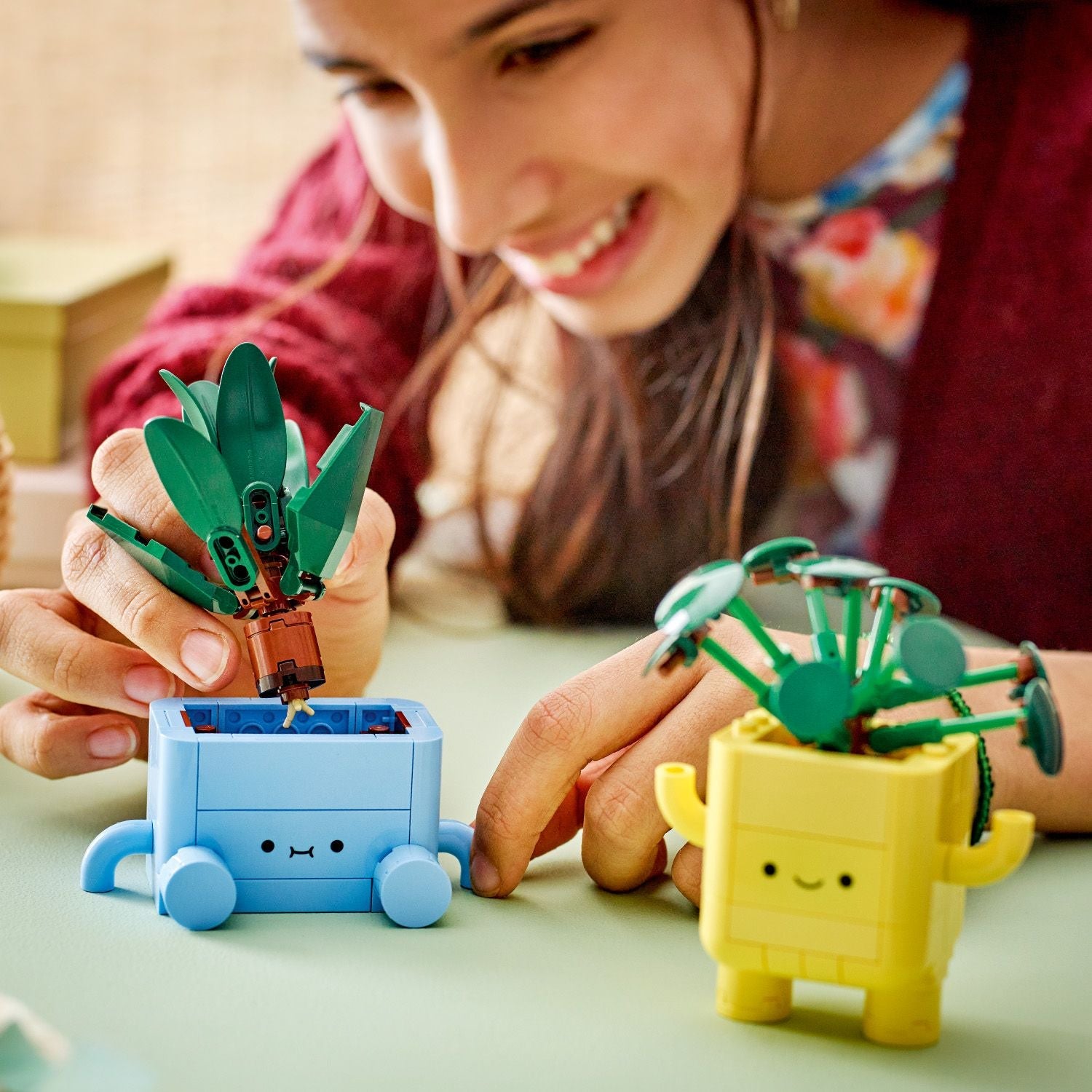 LEGO® Botanicals Happy Plants - Bộ Lắp Ráp Cây Cảnh Nhí - LEGO 10349 - Hình ảnh bổ sung 6