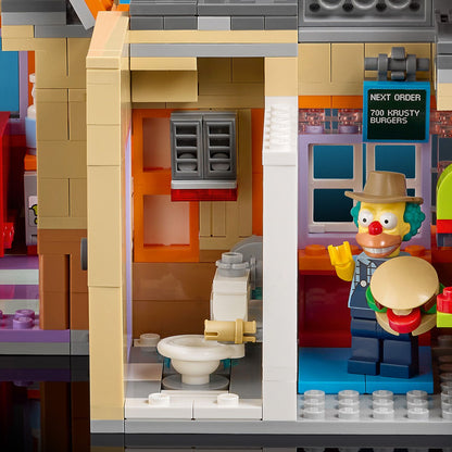 LEGO® ICONS™ The Simpsons™: Krusty Burger - Mô hình lắp ráp nhà hàng Springfield (10352)