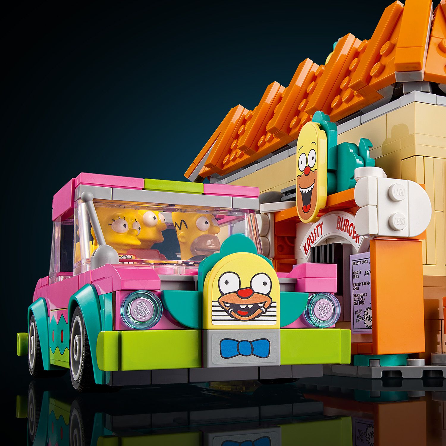 LEGO® ICONS™ The Simpsons™: Krusty Burger - Mô hình lắp ráp nhà hàng Springfield (10352) LEGO - ảnh 5 - LEGO Icons
