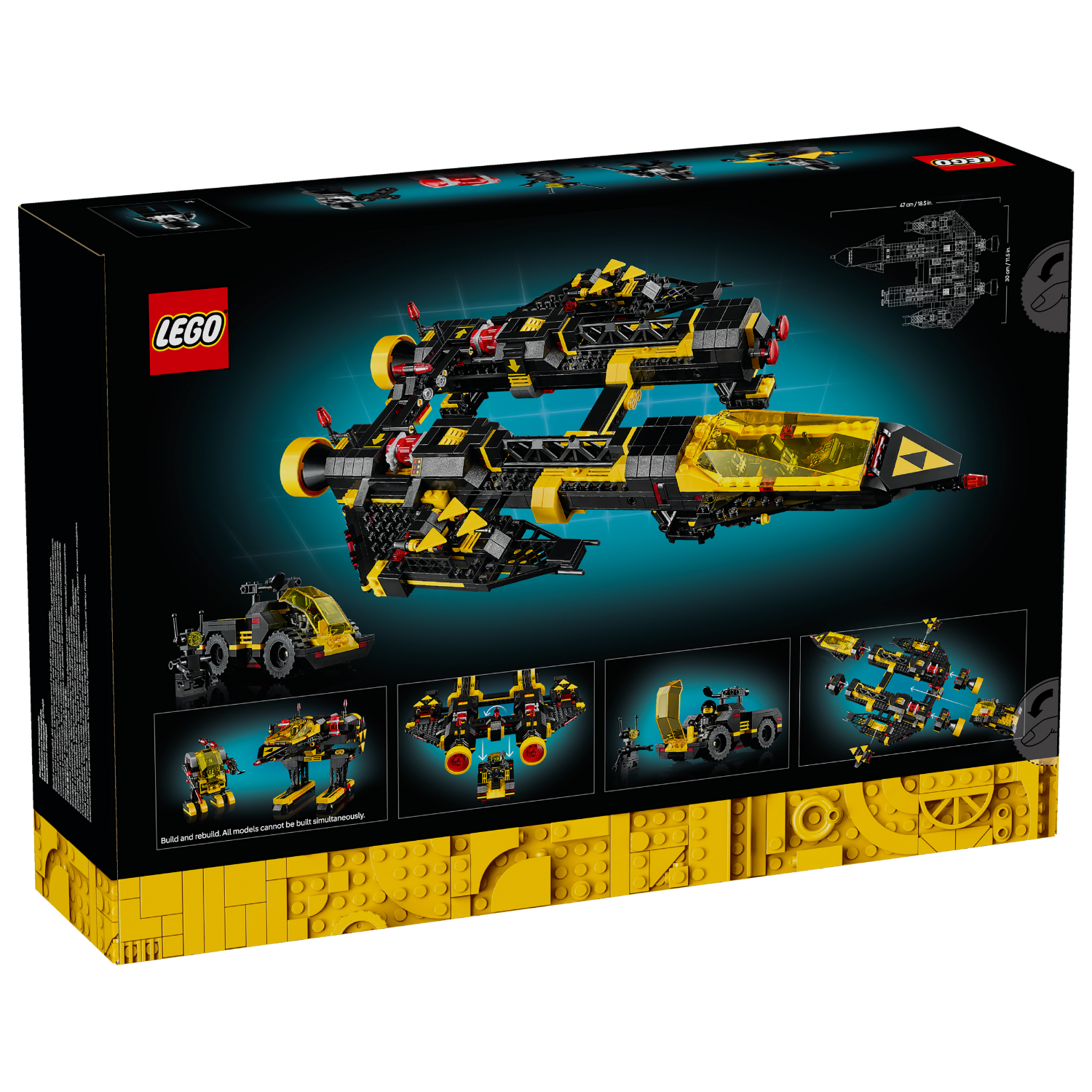 LEGO® ICONS™ Blacktron Renegade - Mô Hình Tàu Vũ Trụ Cổ Điển 10355 - LEGO LEGO - ảnh 5 - LEGO Sets