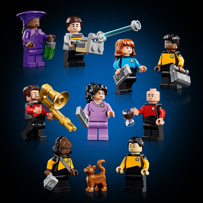 LEGO® Icons Star Trek: U.S.S. Enterprise NCC-1701-D™ - Đồ chơi lắp ráp mô hình tàu vũ trụ LEGO 10356 LEGO - ảnh 6 - Building 