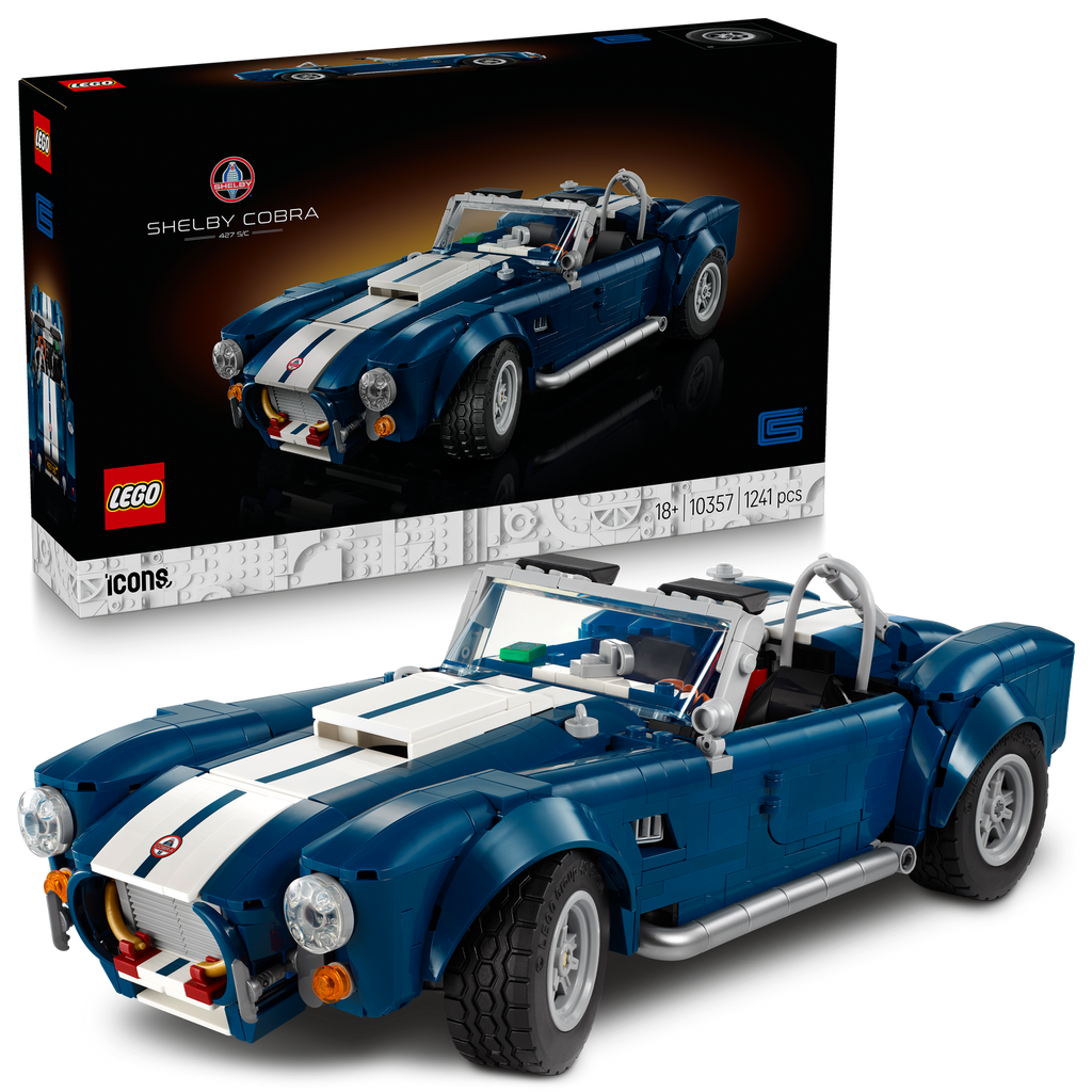 LEGO® ICONS™ Shelby Cobra 427 S/C - Mô Hình Xe Thể Thao Cổ Điển - LEGO 10357