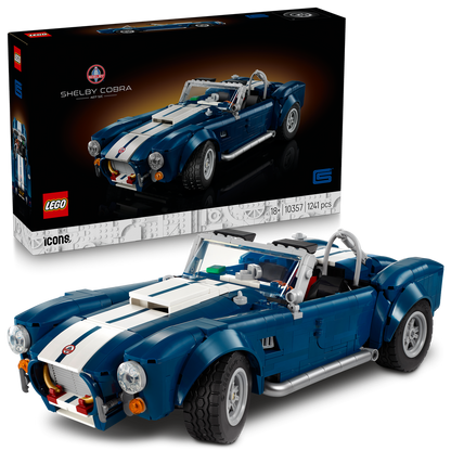 LEGO® ICONS™ Shelby Cobra 427 S/C - Mô Hình Xe Thể Thao Cổ Điển - LEGO 10357