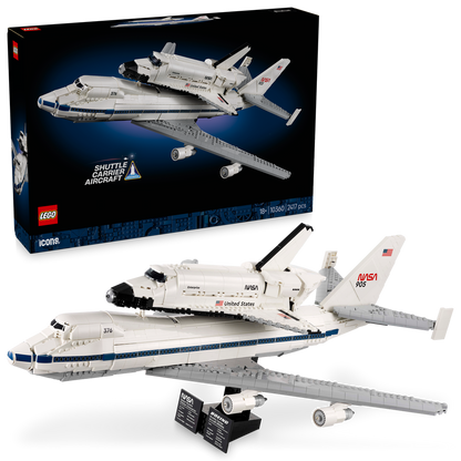 LEGO® ICONS™ Shuttle Carrier Aircraft - Mô Hình Máy Bay Boeing 747 Và Tàu Con Thoi NASA Enterprise - LEGO 10360