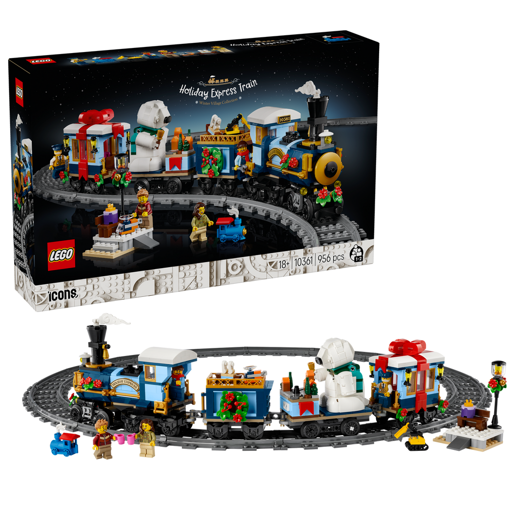 LEGO® Icons Holiday Express Train - Bộ Lắp Ráp Xe Lửa Giáng Sinh - LEGO 10361