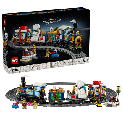 LEGO® Icons Holiday Express Train - Bộ Lắp Ráp Xe Lửa Giáng Sinh - LEGO 10361
