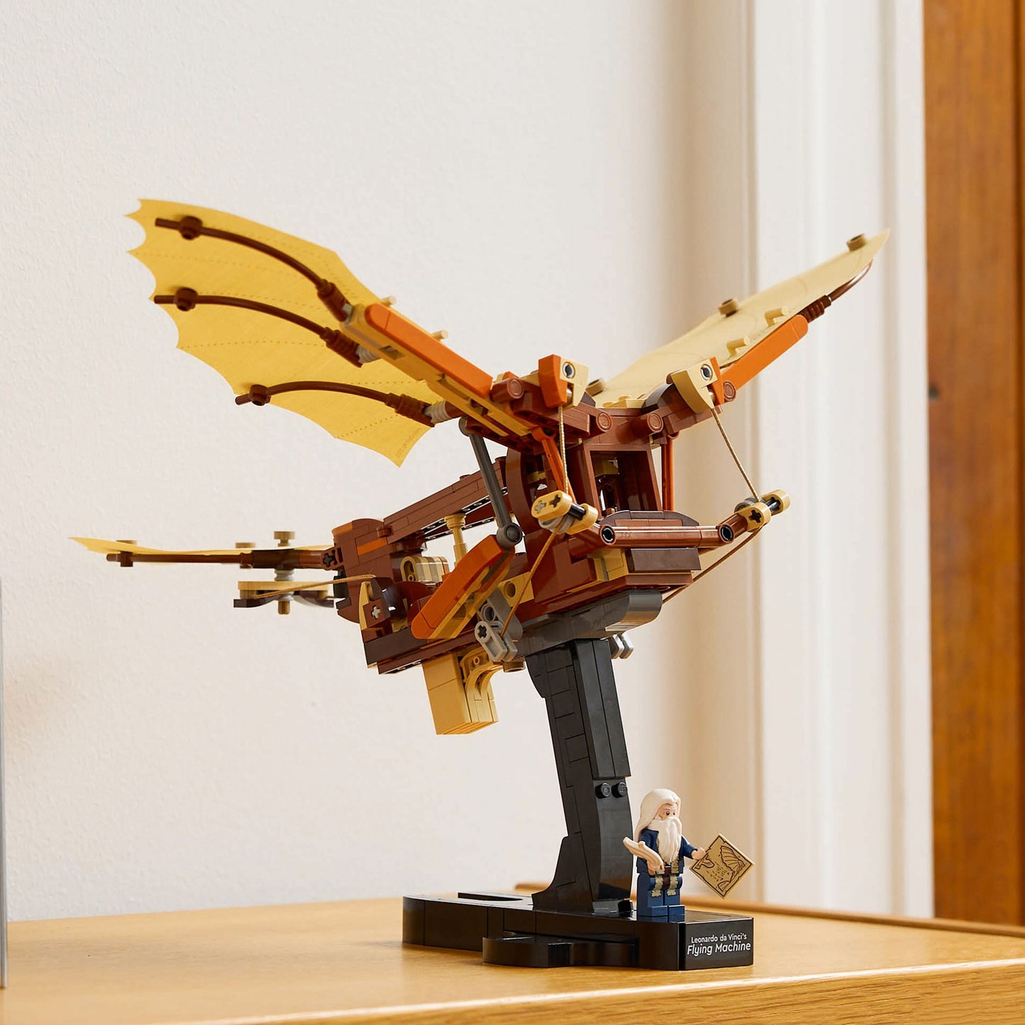 LEGO® ICONS™ Leonardo da Vinci’s Flying Machine - Mô hình lắp ráp Máy bay của Leonardo da Vinci - LEGO 10363 - Hình ảnh bổ sung 4