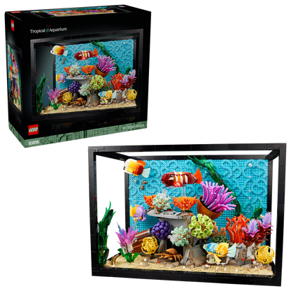 LEGO® Icons Tropical Aquarium - Bộ Lắp Ráp Bể Cá Nhiệt Đới 10366 - LEGO
