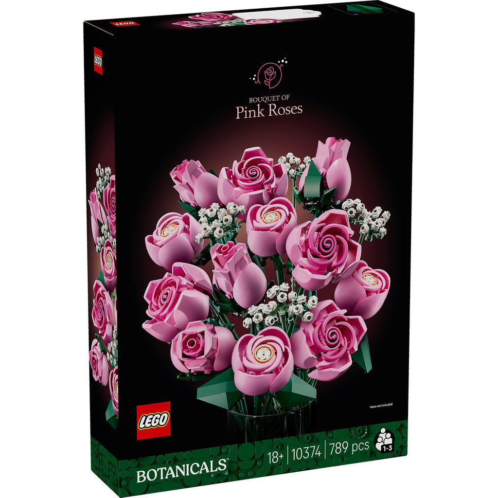 LEGO® Botanicals Bouquet of Pink Roses - Bộ Lắp Ráp Hoa Hồng Màu Hồng 10374 - LEGO - Hình ảnh sản phẩm