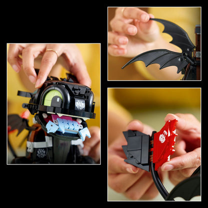 LEGO® ICONS™ How to Train Your Dragon: Toothless - Mô Hình Rồng Răng Sún Night Fury - LEGO 10375 LEGO - ảnh 2 - LEGO Sets