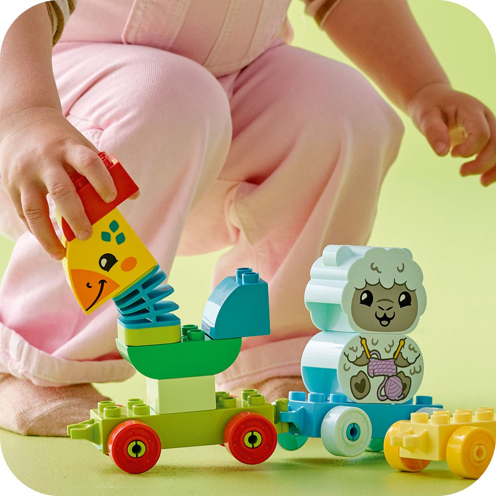 LEGO® DUPLO™ Animal Train - Đồ Chơi Đoàn Tàu Động Vật Cho Bé 10412 - Hình ảnh bổ sung 6