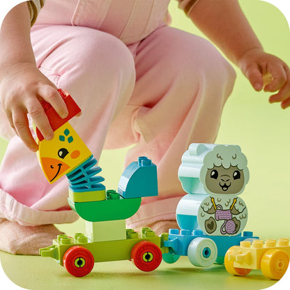 LEGO® DUPLO™ Animal Train - Đồ Chơi Đoàn Tàu Động Vật Cho Bé 10412 - Hình ảnh bổ sung 6