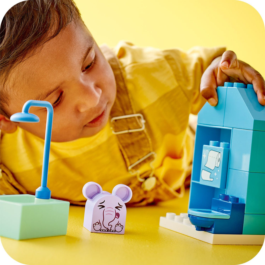 LEGO® DUPLO™ Daily Routines: Bath Time - Đồ Chơi Nhà Tắm Voi Con LEGO 10413