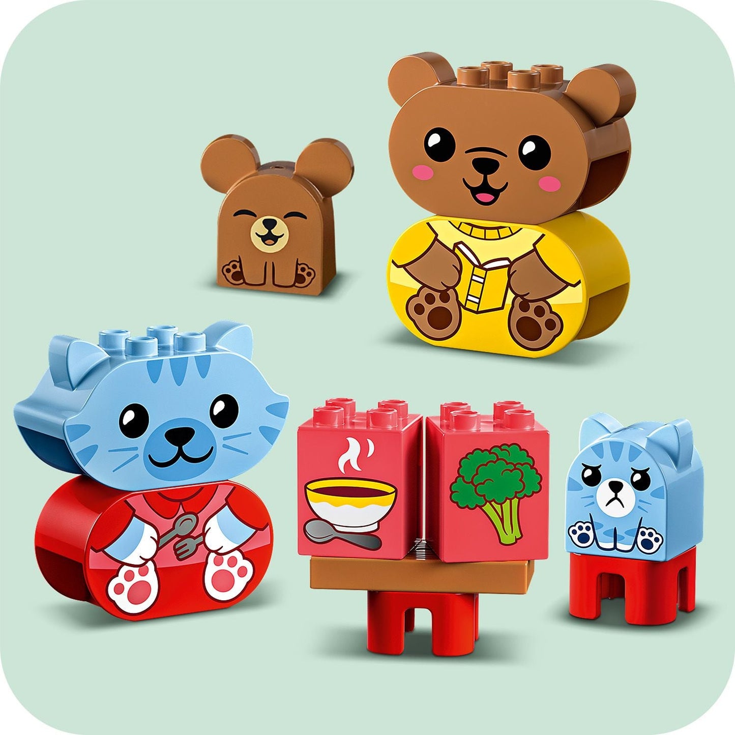 LEGO® DUPLO™ Daily Routines: Eating & Bedtime - Đồ chơi Thói quen hằng ngày cho bé - LEGO 10414 - Hình ảnh bổ sung 6