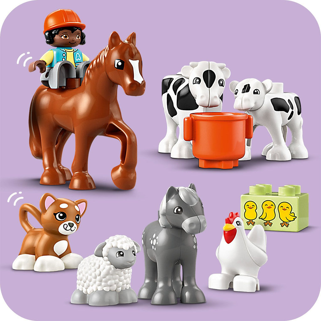 LEGO® DUPLO™ Caring for Animals at the Farm - Đồ chơi lắp ráp Nông trại - LEGO 10416 - Hình ảnh bổ sung 6