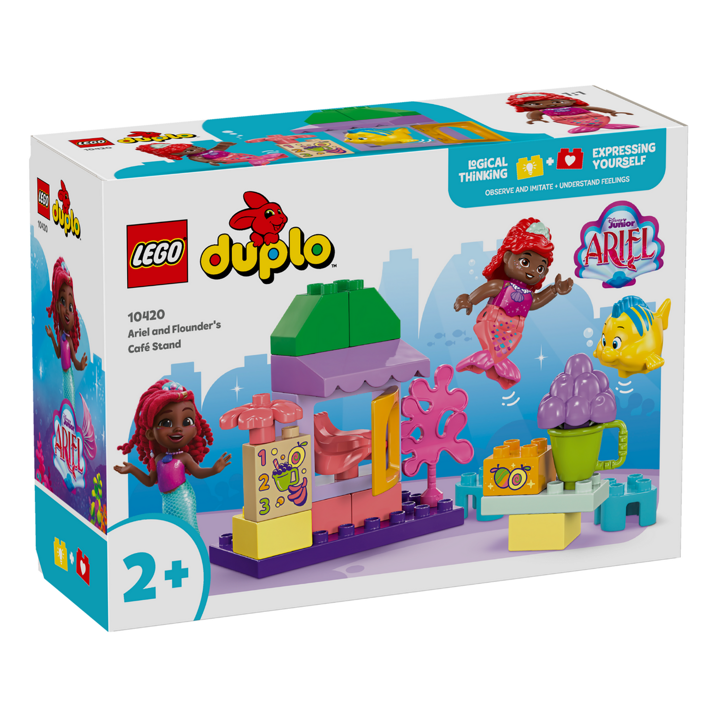 LEGO® DUPLO™ Disney™ Ariel and Flounder’s Café Stand - Đồ chơi lắp ráp Quầy Cà Phê Nàng Tiên Cá (10420) - Hình ảnh sản phẩm