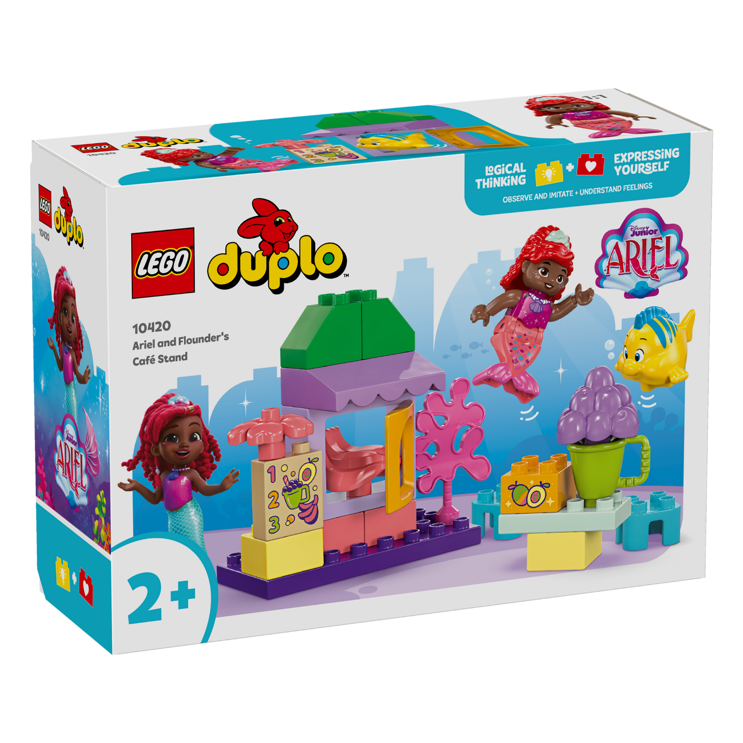 LEGO® DUPLO™ Disney™ Ariel and Flounder’s Café Stand - Đồ chơi lắp ráp Quầy Cà Phê Nàng Tiên Cá (10420) - Hình ảnh sản phẩm