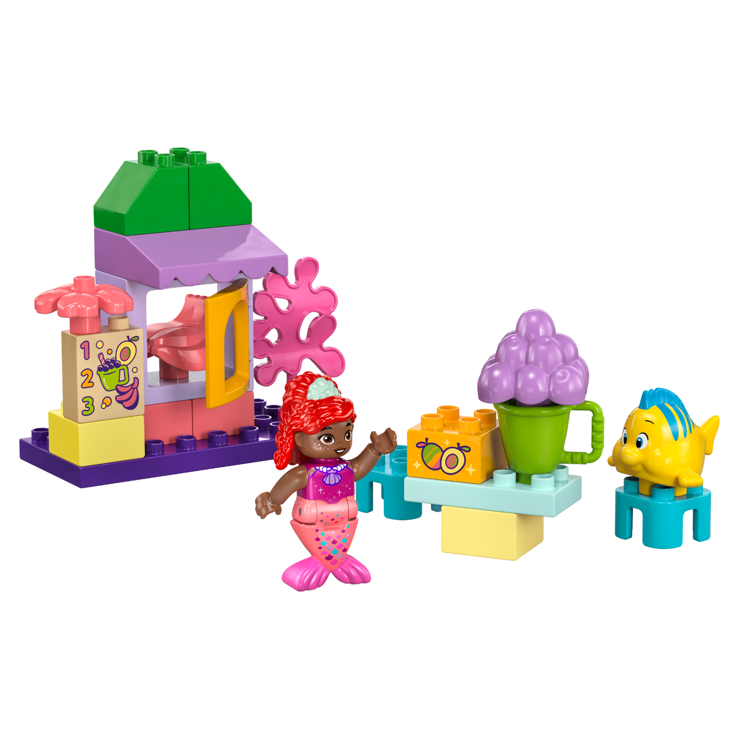LEGO® DUPLO™ Disney™ Ariel and Flounder’s Café Stand - Đồ chơi lắp ráp Quầy Cà Phê Nàng Tiên Cá (10420) - Hình ảnh chi tiết 2