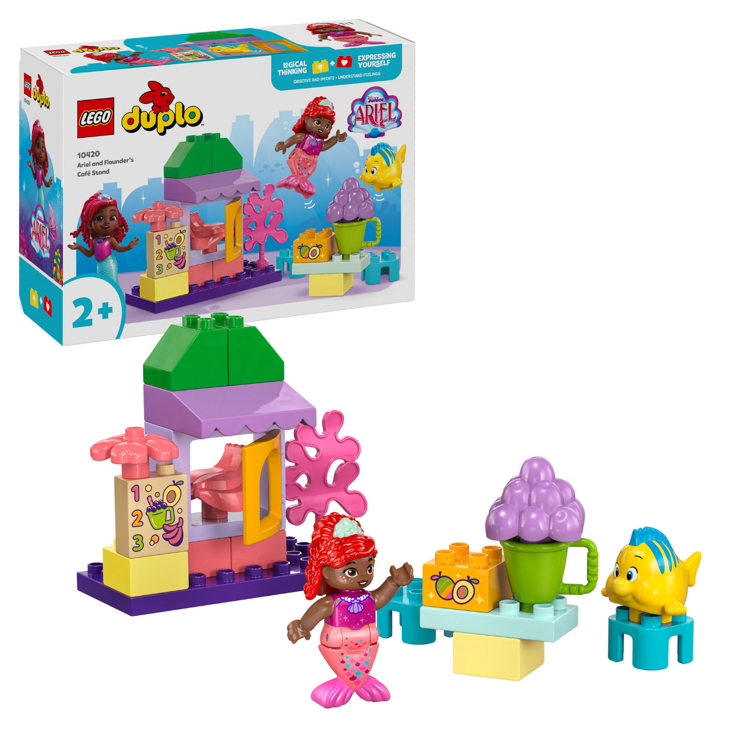 LEGO® DUPLO™ Disney™ Ariel and Flounder’s Café Stand - Đồ chơi lắp ráp Quầy Cà Phê Nàng Tiên Cá (10420)