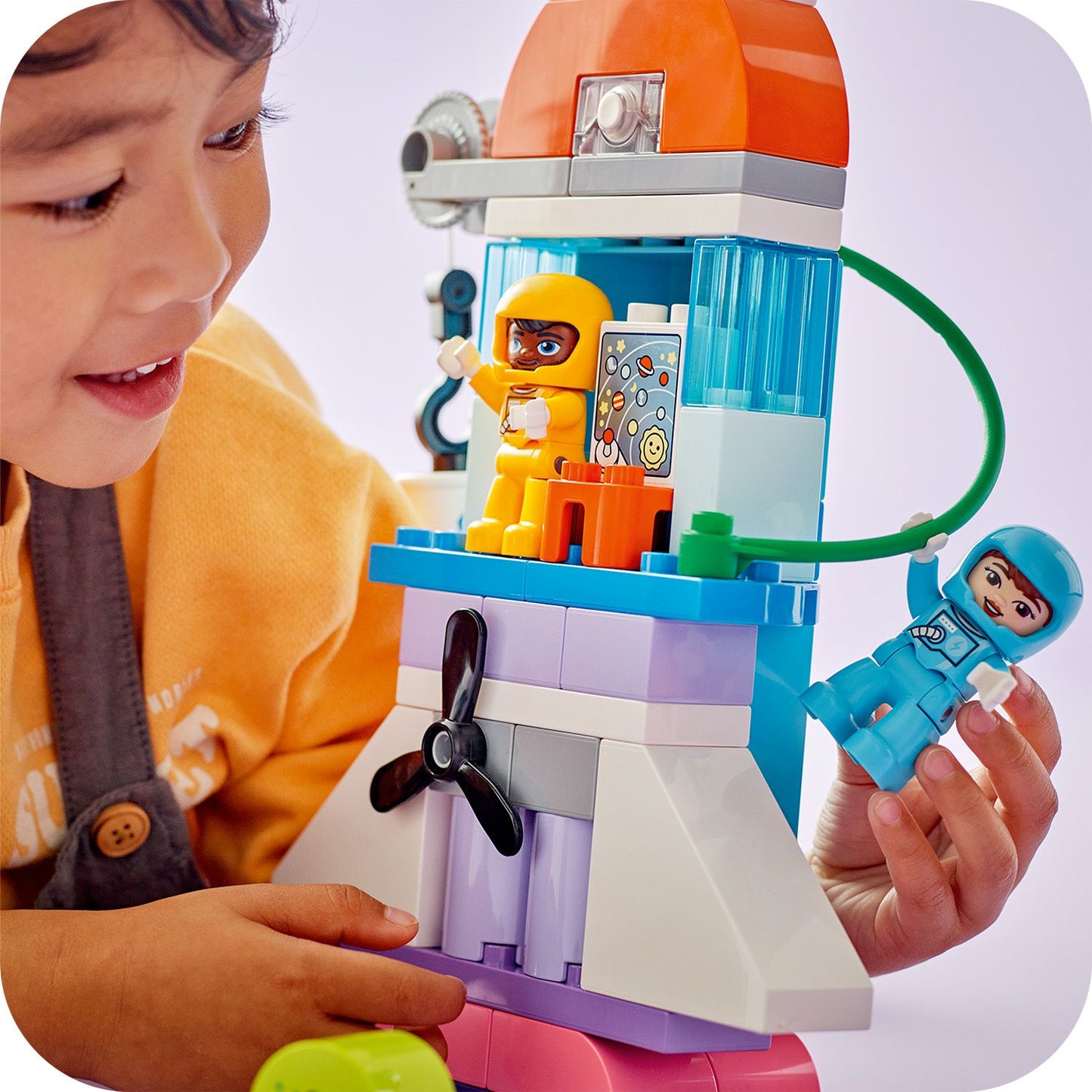 LEGO® DUPLO™ 3in1 Space Shuttle Adventure - Bộ Đồ Chơi Lắp Ráp Tên Lửa Vũ Trụ 3 Trong 1 LEGO 10422 LEGO - ảnh 3 - LEGO DUPLO