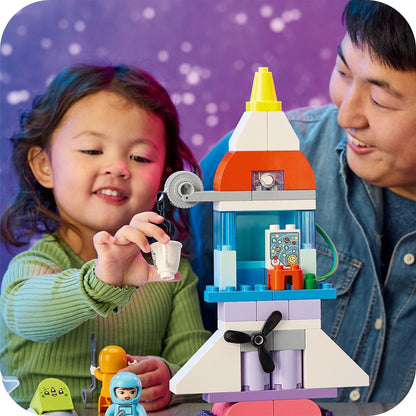 LEGO® DUPLO™ 3in1 Space Shuttle Adventure - Bộ Đồ Chơi Lắp Ráp Tên Lửa Vũ Trụ 3 Trong 1 LEGO 10422 LEGO - ảnh 2 - LEGO DUPLO