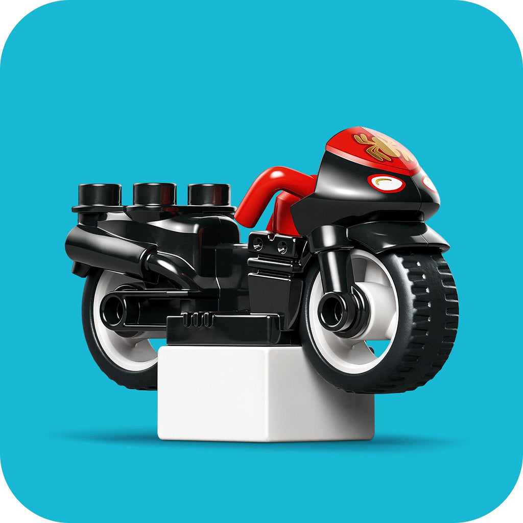 LEGO® DUPLO® Marvel Spin's Motorcycle Adventure - Đồ chơi lắp ráp xe máy Spin và mô hình siêu anh hùng LEGO 10424 - Hình ảnh bổ sung 8