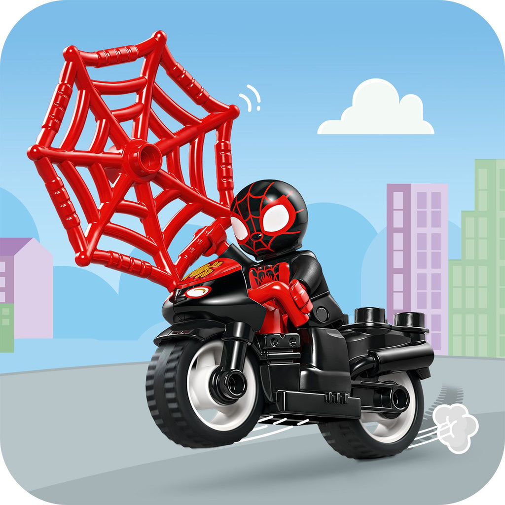 LEGO® DUPLO® Marvel Spin's Motorcycle Adventure - Đồ chơi lắp ráp xe máy Spin và mô hình siêu anh hùng LEGO 10424 - Hình ảnh bổ sung 7