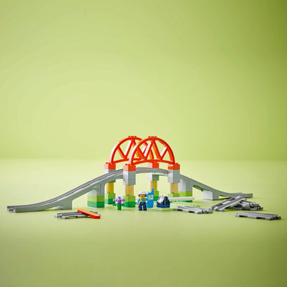 LEGO® DUPLO™ Train Bridge and Tracks Expansion Set - Bộ Mở Rộng Cầu Và Đường Ray Tàu Hỏa LEGO 10426 - Hình ảnh bổ sung 5