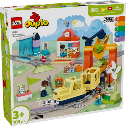 LEGO® DUPLO™ Big Interactive Community Train - Đồ chơi đoàn tàu thông minh cho bé (10428) LEGO - ảnh 3 - LEGO