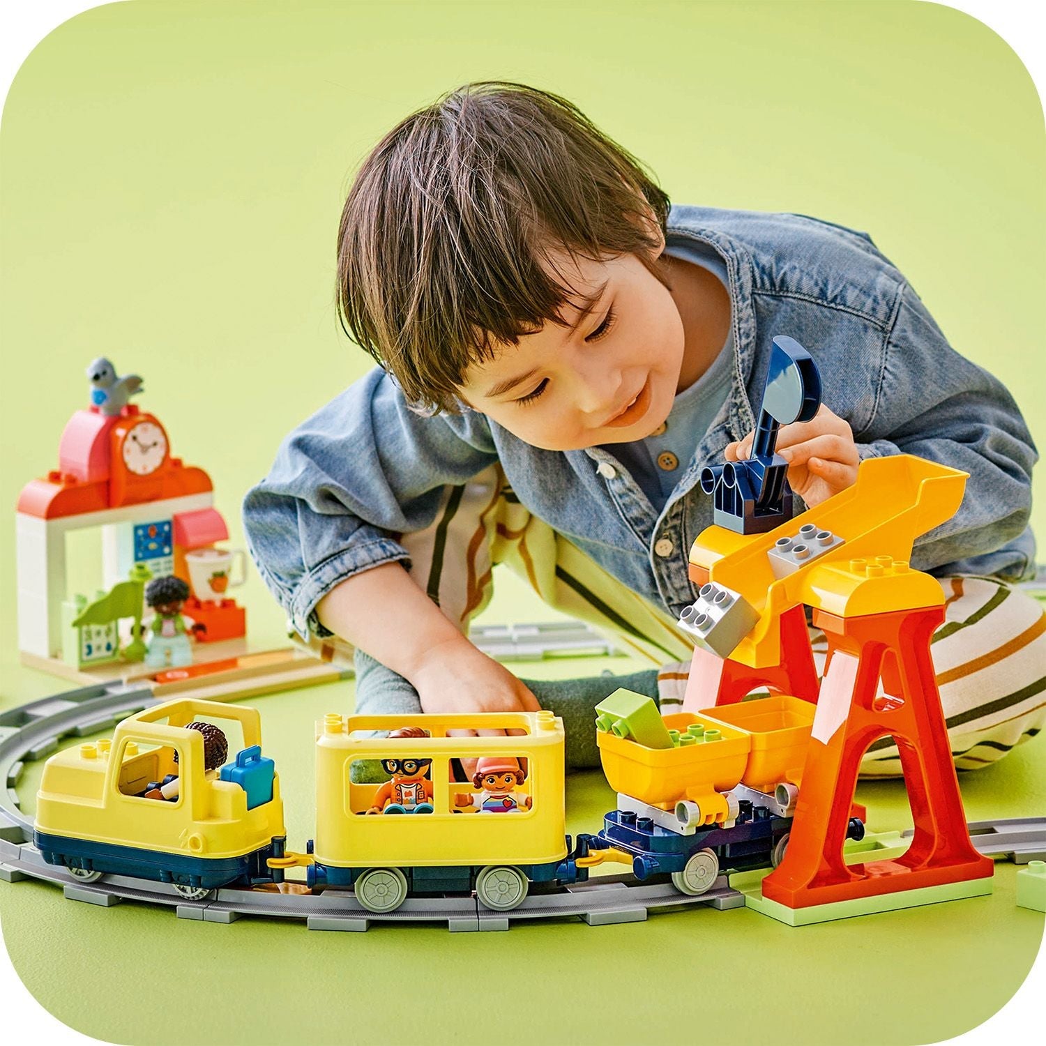 LEGO® DUPLO™ Big Interactive Community Train - Đồ chơi đoàn tàu thông minh cho bé (10428) - Hình ảnh bổ sung 6