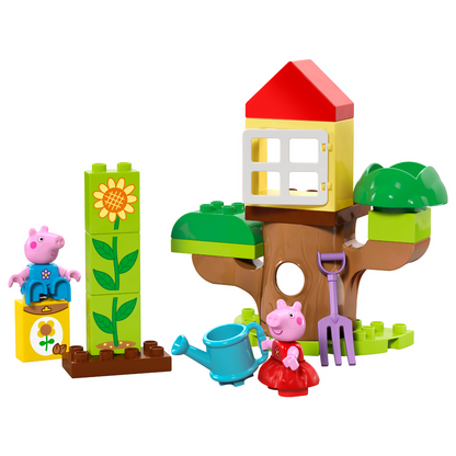 LEGO® DUPLO™ Peppa Pig Garden and Tree House (10431) Đồ Chơi Lắp Ráp Khu Vườn Và Ngôi Nhà Trên Cây LEGO - Hình ảnh chi tiết 2