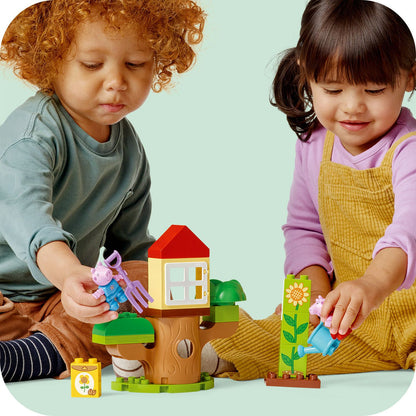 LEGO® DUPLO™ Peppa Pig Garden and Tree House (10431) Đồ Chơi Lắp Ráp Khu Vườn Và Ngôi Nhà Trên Cây LEGO LEGO - ảnh 4 - LEGO D