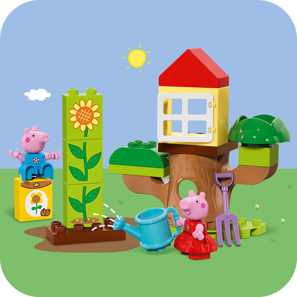 LEGO® DUPLO™ Peppa Pig Garden and Tree House (10431) Đồ Chơi Lắp Ráp Khu Vườn Và Ngôi Nhà Trên Cây LEGO LEGO - ảnh 1 - LEGO D