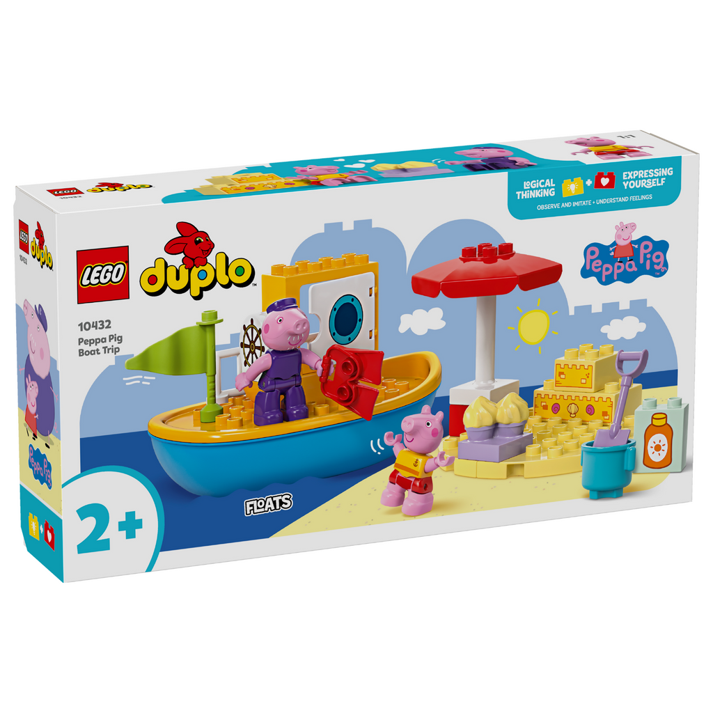 LEGO® DUPLO™ Peppa Pig Boat Trip - Đồ chơi lắp ráp Chuyến du ngoạn bằng thuyền của Peppa Pig - LEGO 10432 - Hình ảnh sản phẩm