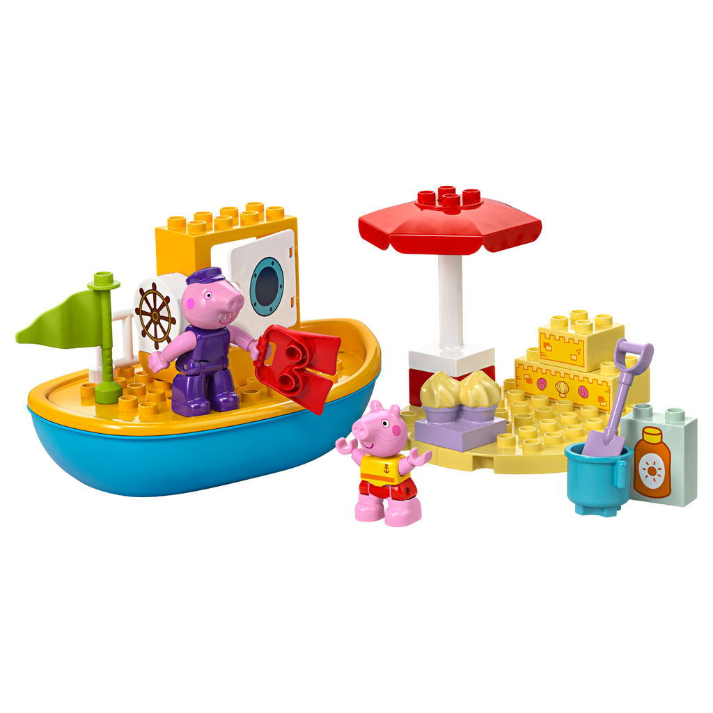 LEGO® DUPLO™ Peppa Pig Boat Trip - Đồ chơi lắp ráp Chuyến du ngoạn bằng thuyền của Peppa Pig - LEGO 10432 - Hình ảnh chi tiết 2