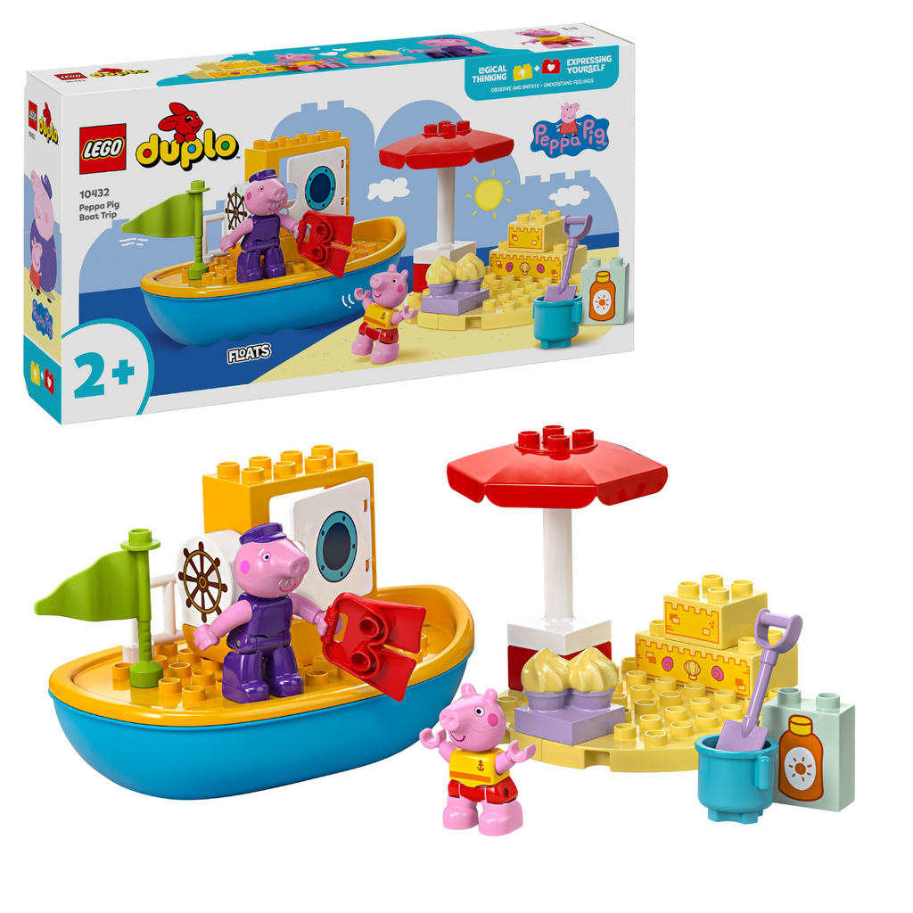 LEGO® DUPLO™ Peppa Pig Boat Trip - Đồ chơi lắp ráp Chuyến du ngoạn bằng thuyền của Peppa Pig - LEGO 10432 - Hình ảnh bổ sung 9