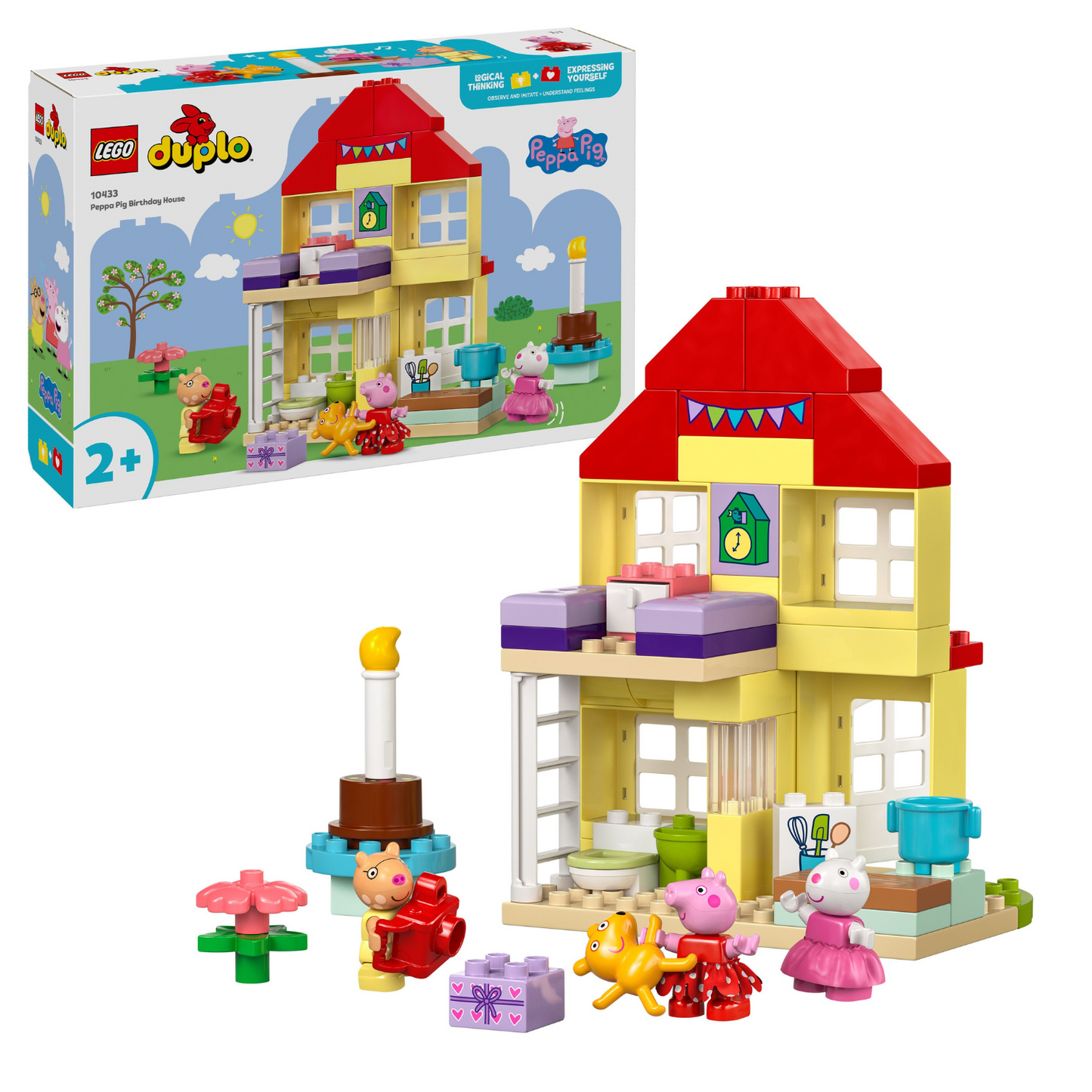 LEGO® DUPLO™ Peppa Pig Birthday House - Ngôi Nhà Sinh Nhật Peppa Pig - LEGO 10433 - Hình ảnh bổ sung 9