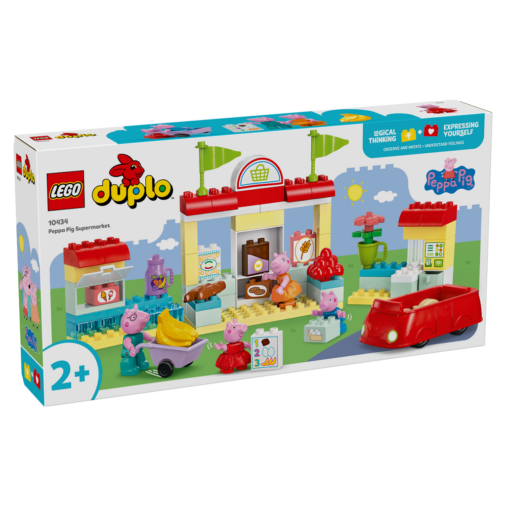 LEGO® DUPLO™ Peppa Pig Supermarket - Đồ Chơi Lắp Ráp Siêu Thị Heo Peppa - LEGO 10434 - Hình ảnh sản phẩm