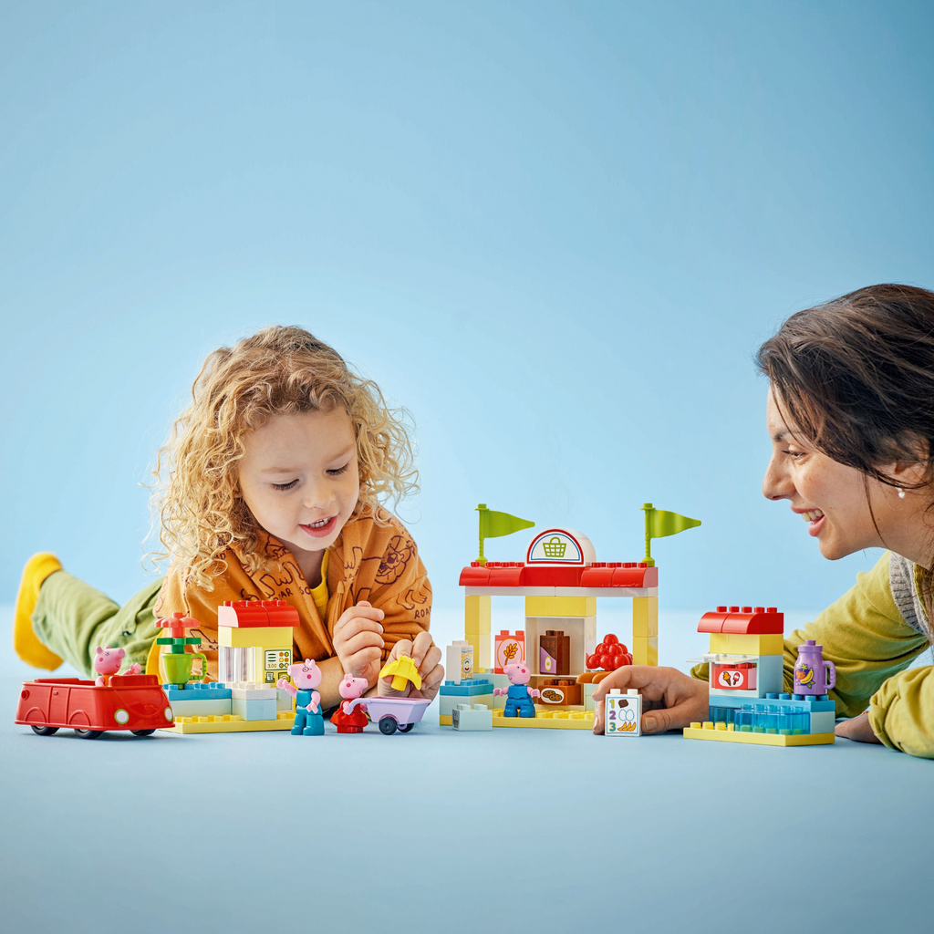 LEGO® DUPLO™ Peppa Pig Supermarket - Đồ Chơi Lắp Ráp Siêu Thị Heo Peppa - LEGO 10434 - Hình ảnh bổ sung 4