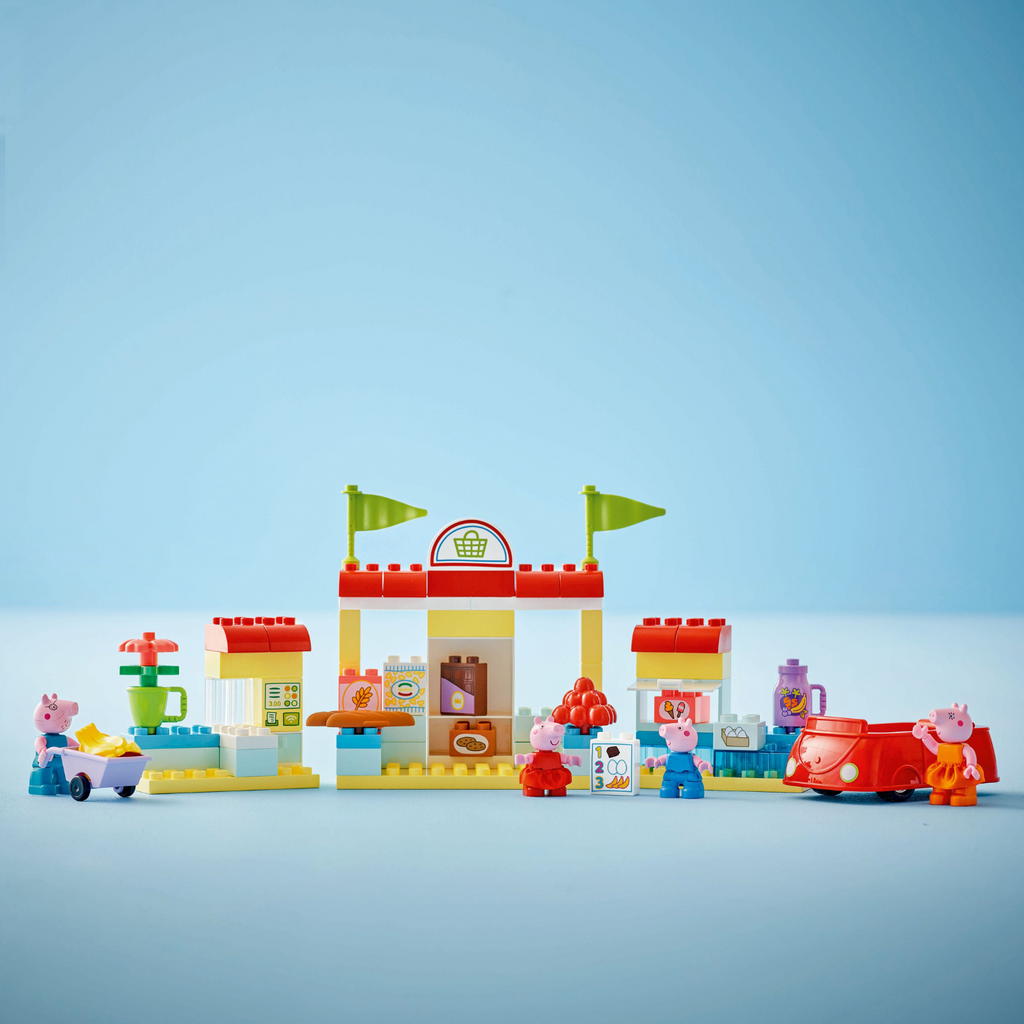 LEGO® DUPLO™ Peppa Pig Supermarket - Đồ Chơi Lắp Ráp Siêu Thị Heo Peppa - LEGO 10434 - Hình ảnh bổ sung 5
