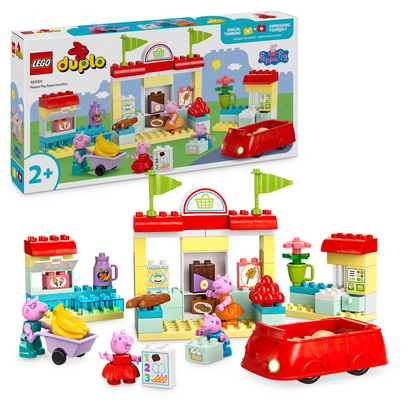 LEGO® DUPLO™ Peppa Pig Supermarket - Đồ Chơi Lắp Ráp Siêu Thị Heo Peppa - LEGO 10434 - Hình ảnh bổ sung 9