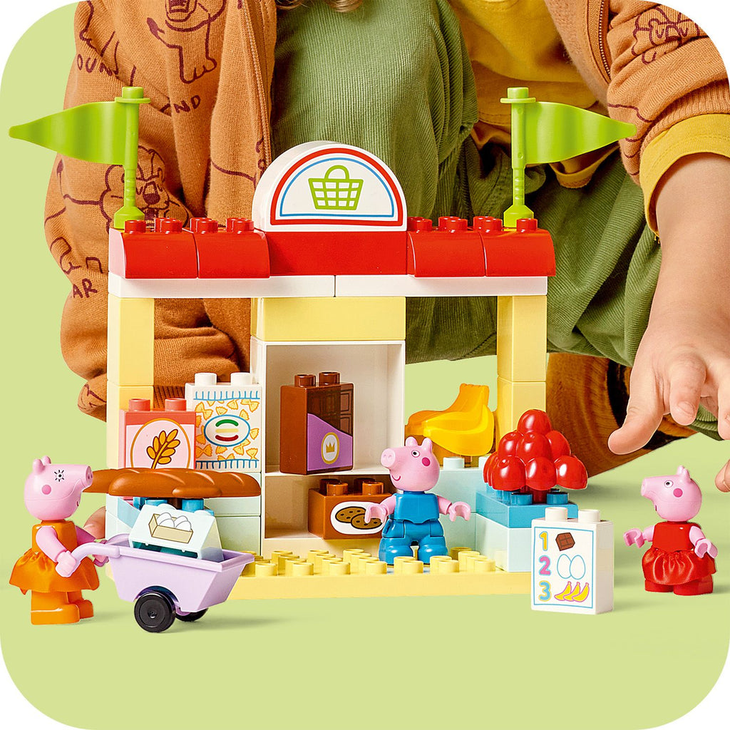 LEGO® DUPLO™ Peppa Pig Supermarket - Đồ Chơi Lắp Ráp Siêu Thị Heo Peppa - LEGO 10434 - Hình ảnh bổ sung 6