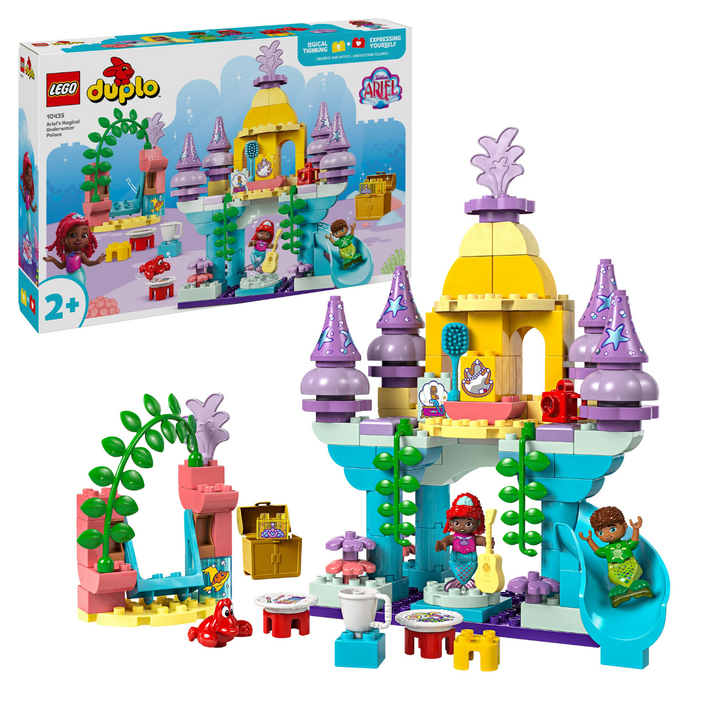 LEGO® DUPLO™ Disney™ Ariel's Magical Underwater Palace - Đồ Chơi Lắp Ráp Lâu Đài Dưới Nước LEGO 10435