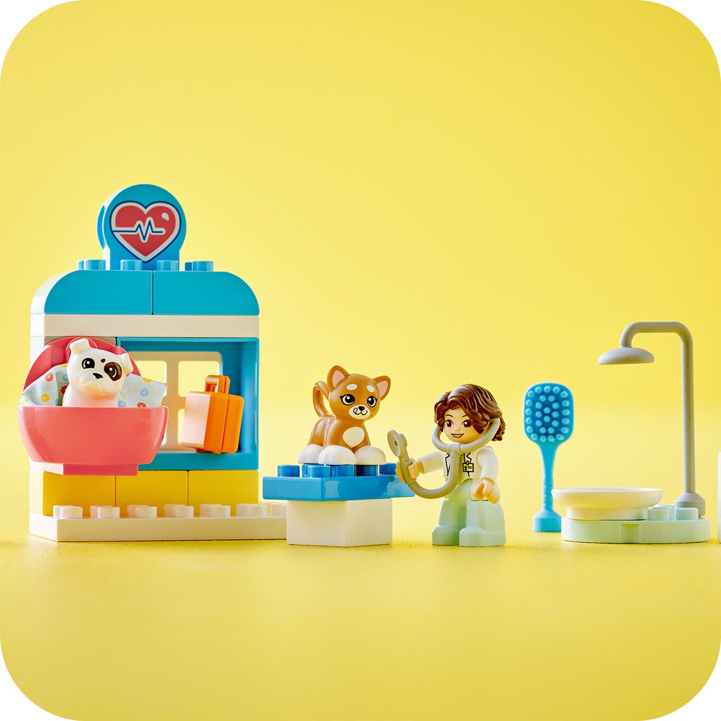 LEGO® DUPLO™ Visit to the Vet Clinic - Đồ Chơi Lắp Ráp Trạm Thú Y Cho Bé - LEGO 10438 - Hình ảnh bổ sung 6