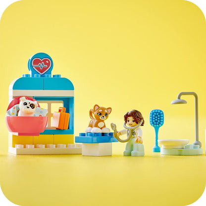 LEGO® DUPLO™ Visit to the Vet Clinic - Đồ Chơi Lắp Ráp Trạm Thú Y Cho Bé - LEGO 10438 - Hình ảnh bổ sung 6