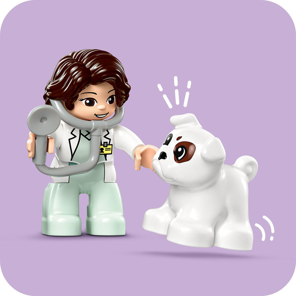 LEGO® DUPLO™ Visit to the Vet Clinic - Đồ Chơi Lắp Ráp Trạm Thú Y Cho Bé - LEGO 10438