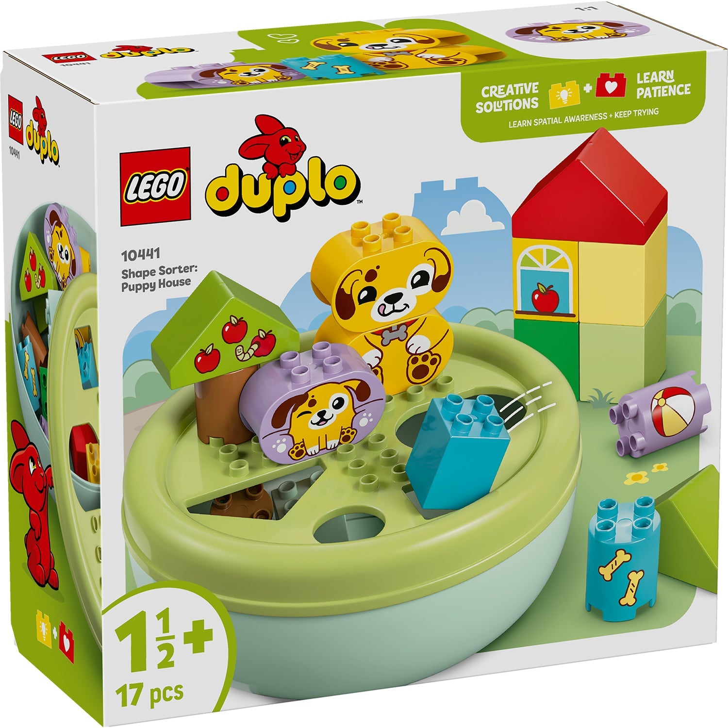 LEGO® DUPLO™ Shape Sorter: Puppy House - Đồ Chơi Phân Loại Hình Khối Nhà Của Cún 10441 - Hình ảnh sản phẩm